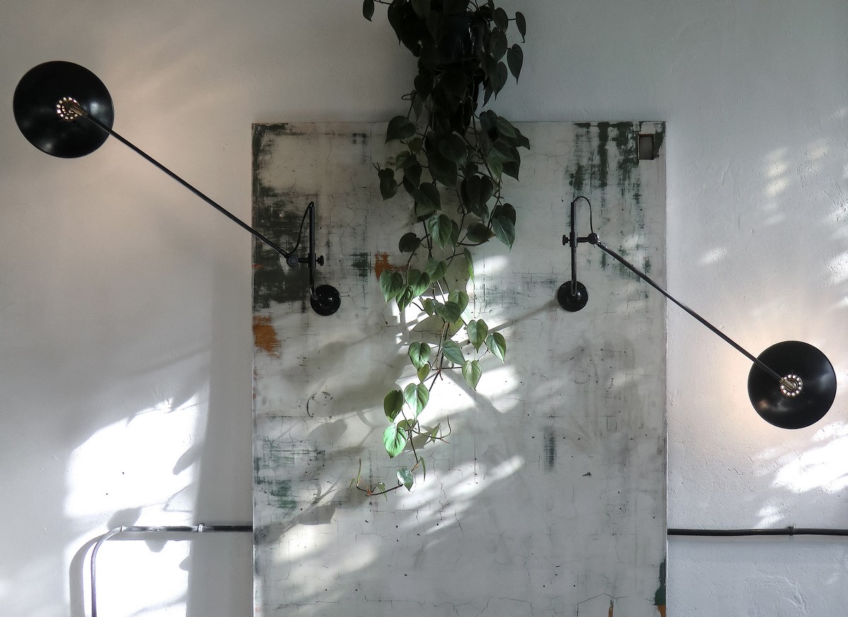 French industrial style wall mounted lamp Paris